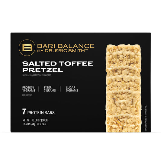 SALTED TOFFEE PRETZEL PROTEIN BARS