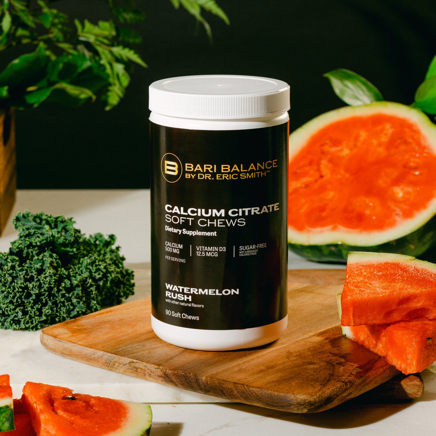 CALCIUM SOFT CHEWS 500 MG WATERMELON RUSH