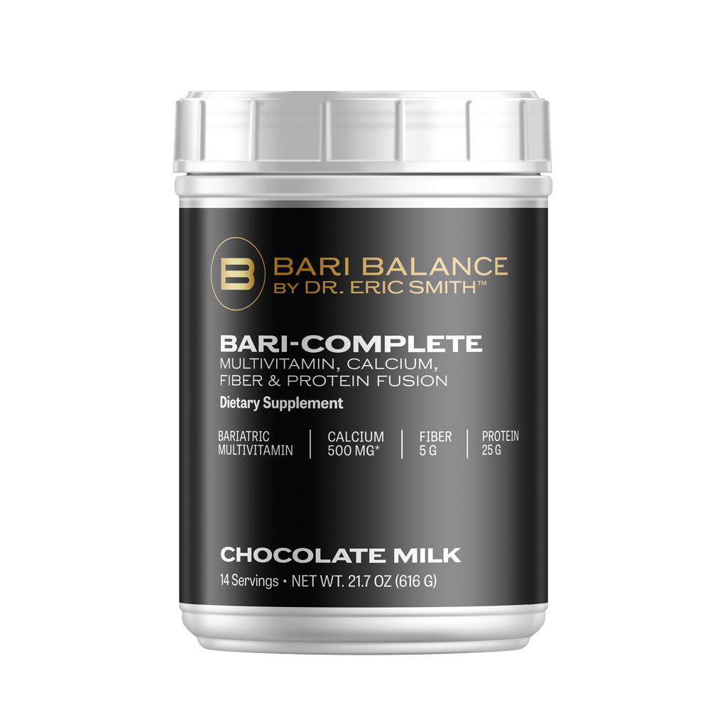 BARI-COMPLETE: MULTIVITAMIN, CALCIUM, FIBER, & PROTEIN FUSION CHOCOLATE MILK