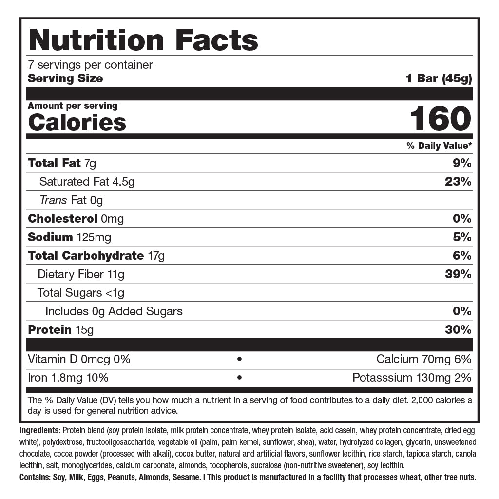 CHOCOLATE CRISP PROTEIN BARS