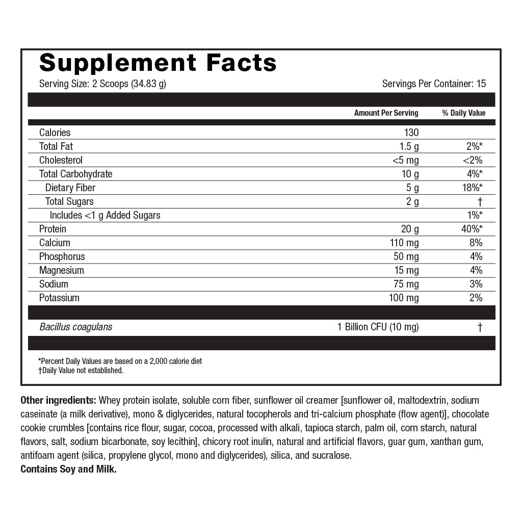 RESTORE + RENEW COOKIES AND CREAM PROTEIN POWDER