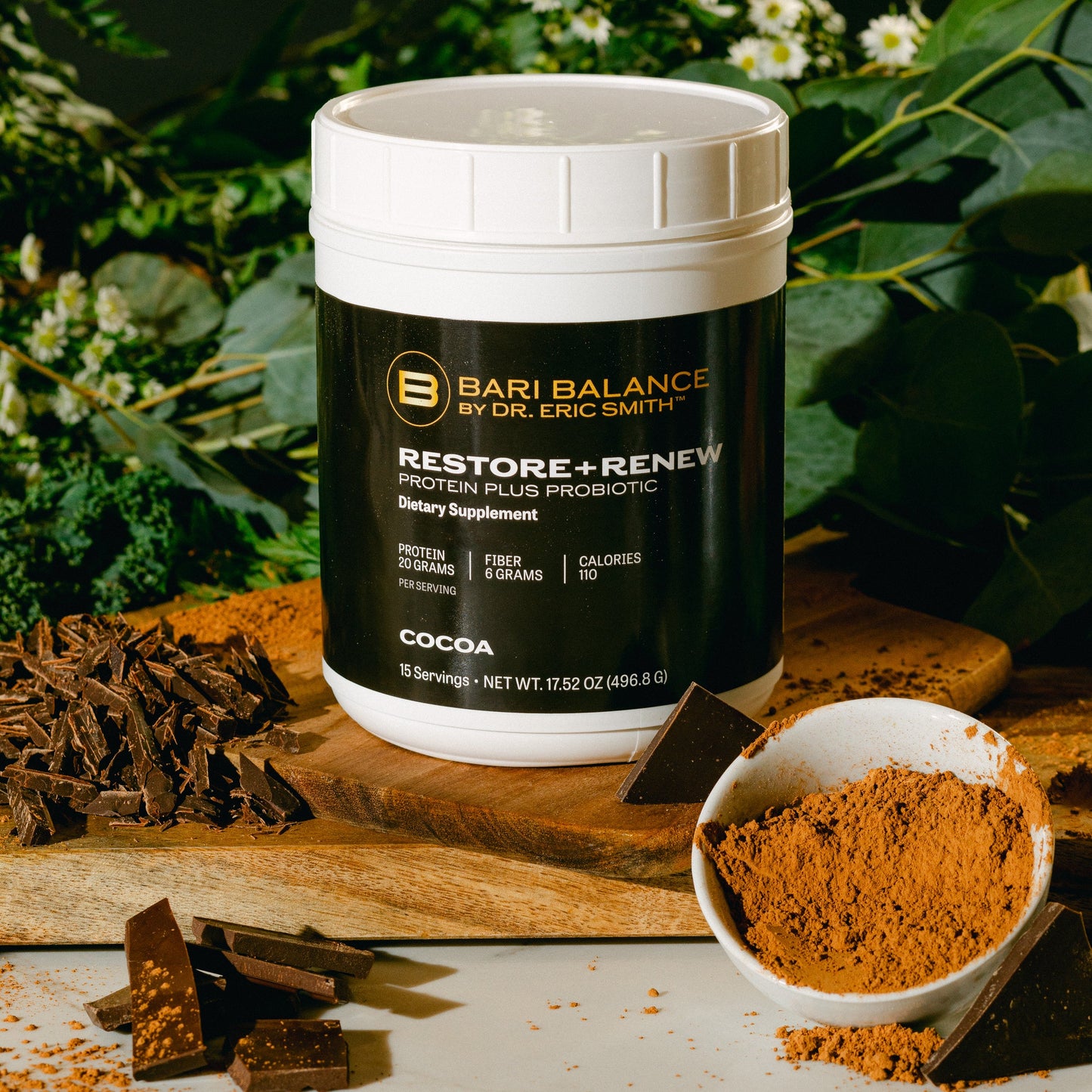 RESTORE + RENEW COCOA PROTEIN POWDER