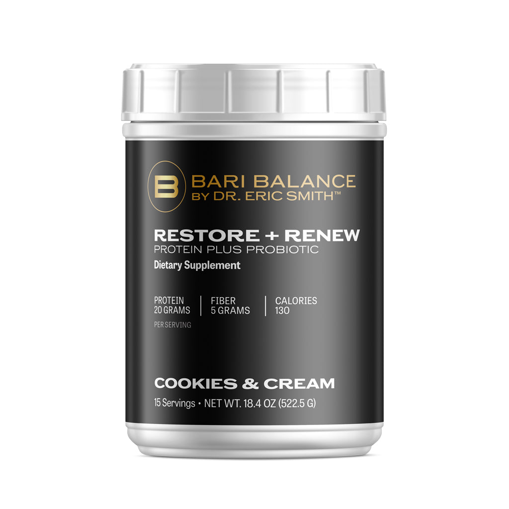 RESTORE + RENEW COOKIES AND CREAM PROTEIN POWDER