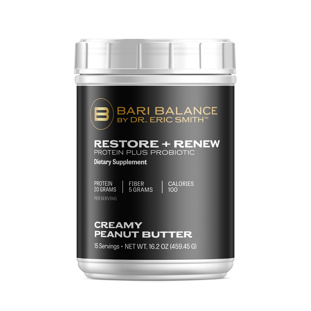 RESTORE + RENEW CREAMY PEANUT BUTTER PROTEIN POWDER