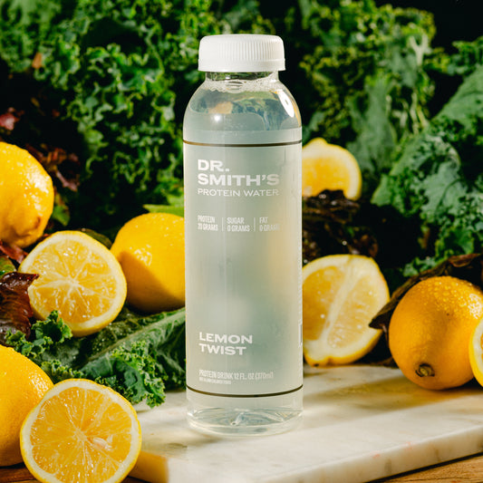 DR. SMITH'S PROTEIN WATER 4 OR 12 PACK LEMON TWIST