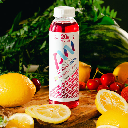 DR. SMITH'S PROTEIN WATER 4 OR 12 CITRUS CHERRY BLAST