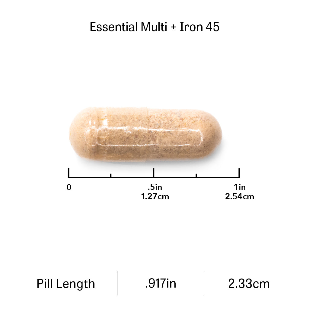 ESSENTIAL MULTI + IRON 45 CAPSULES